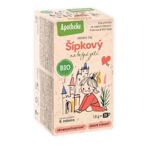 Apotheke dětský Šípkový na běžné pití 20 x 1,8 g