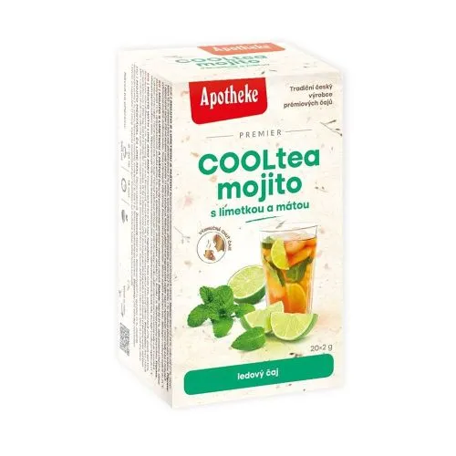 Apotheke COOLtea Mojito s limetkou a mátou čaj 20 x 2 g