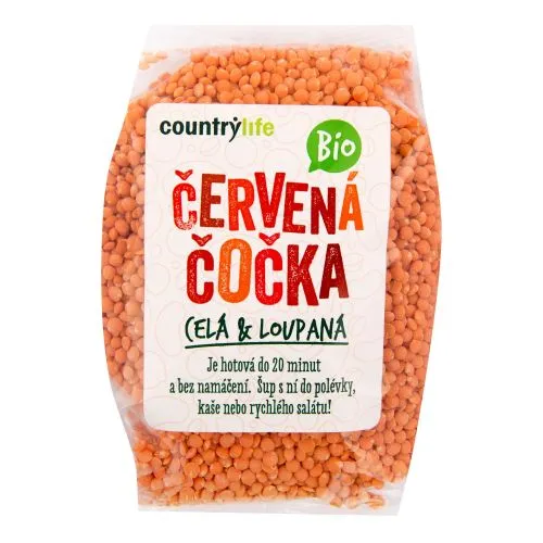 Čočka červená celá loupaná 500 g