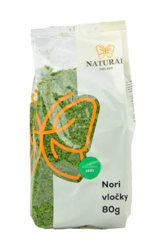 Mořské řasy Nori - vločky - Natural 80g