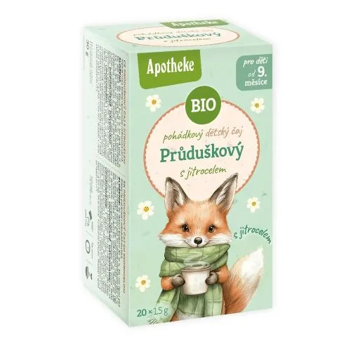 Apotheke dětský čaj Průduškový s jitrocelem 20 x 1,5 g