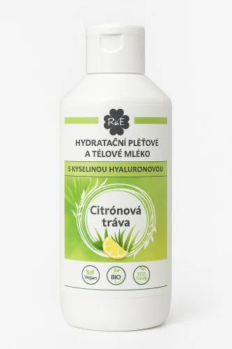 Hydratačná pleťové a tělové mléko citrónová tráva 100 ml