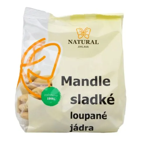 Mandle sladké loupané - jádra 150g