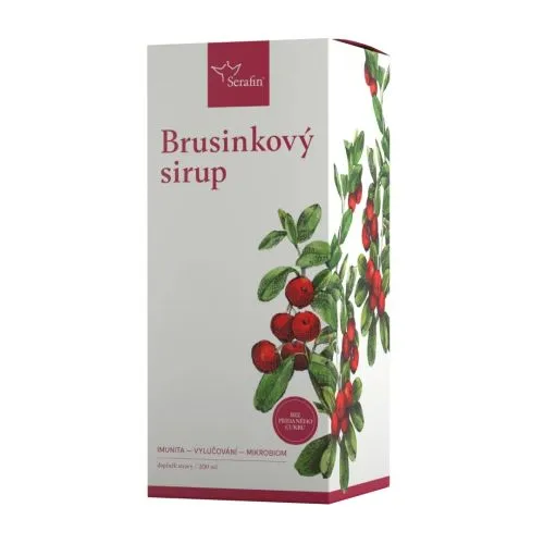 Brusinkový sirup Serafin 200 ml