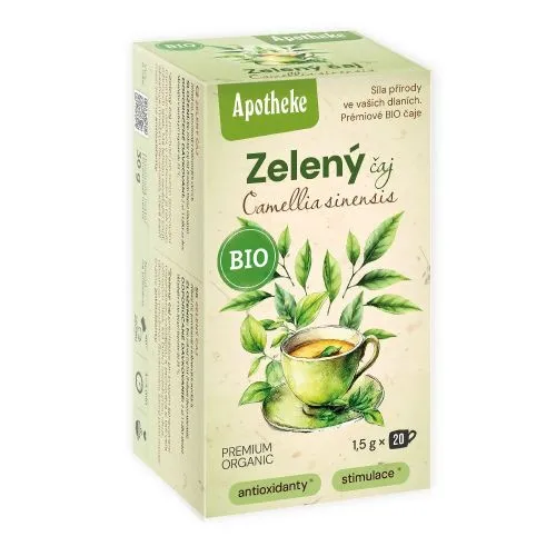 Apotheke Zelený čaj Camellia Sinensis 20 x 1,5 g