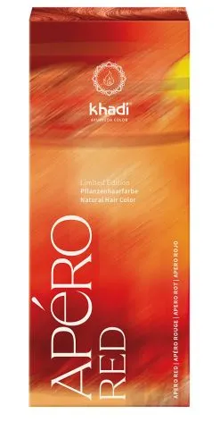 Khadi APÉRO RED - APÉRO ČERVENÁ rostlinná barva na vlasy 100 g