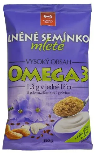 Lněné semínko mleté s kešu ořechy a dýní 150 g Semix