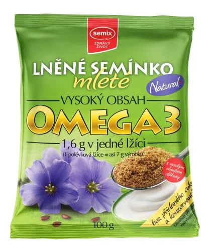 Lněné semínko NATURAL OMEGA 3 100 g Semix