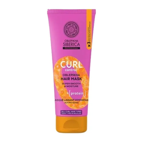 Oblepikha O Curl Control Proteinová maska pro kudrnaté vlasy 200 ml