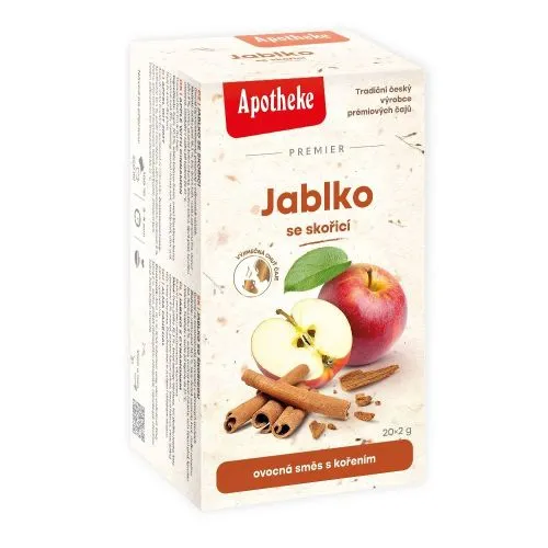 Apotheke čaj Jablko se skořicí 20 x 2 g