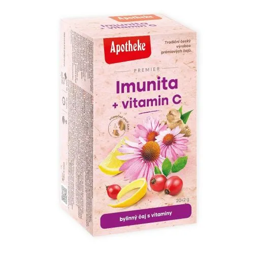 Apotheke čaj Imunita + vitamín C 20 x 2 g