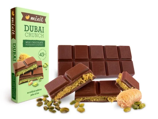 Mixit Dubajská čokoláda s pistáciovou náplní 70 g