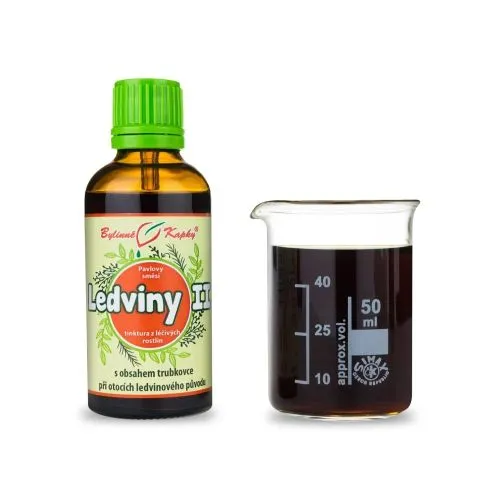 Ledviny II - bylinné kapky (tinktura) 50 ml