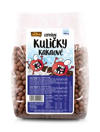Křupka cereální kuličky kakaové 500 g