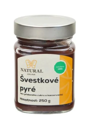Pyré švestkové - bez přidaného cukru a konzervantů  250g