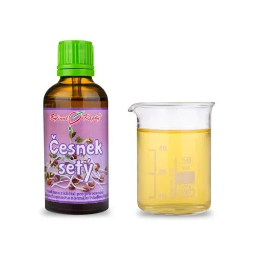 Česnek setý - tinktura (kapky) z živých klíčků 50 ml