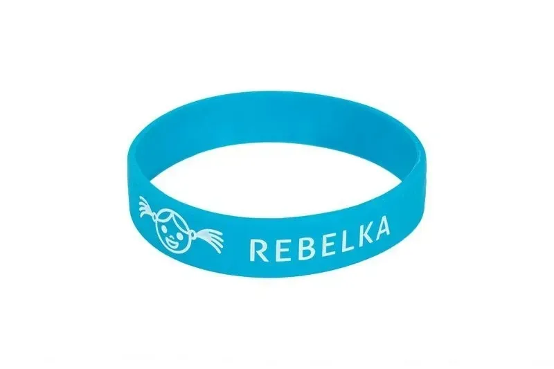 Náramek na Zdravou lahev Rebelka modrý