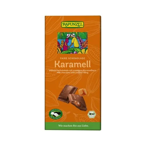 RAPUNZEL Čokoláda mléčná karamel 100 g