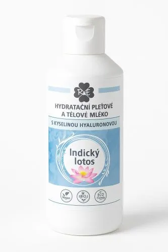 Hydratačná pleťové a tělové mléko indický lotos 100 ml