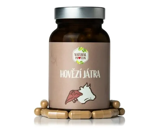 Hovězí játra 120 kapslí