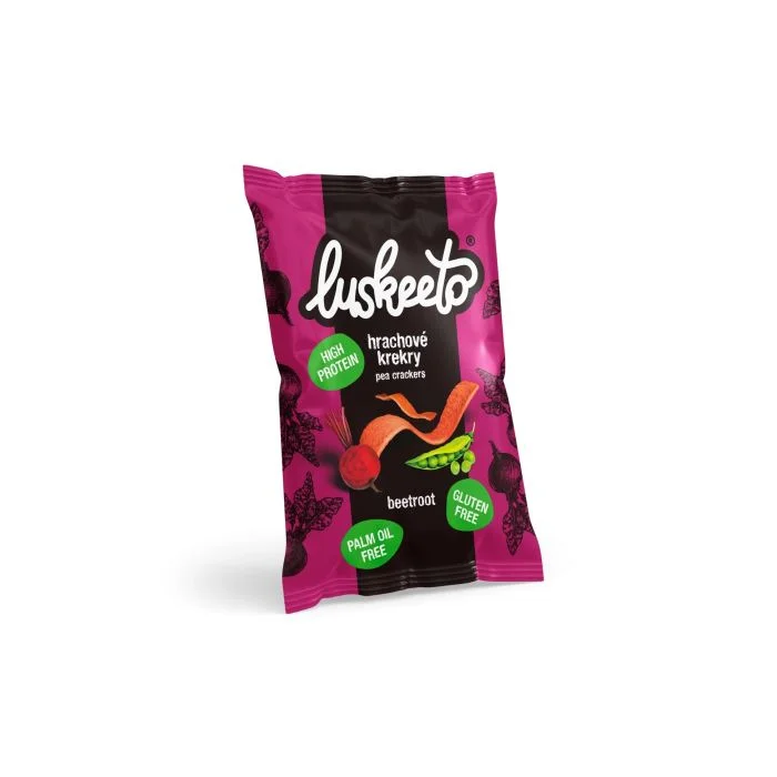 Krekry luštěninové s červenou řepou 40 g LUSKEETO
