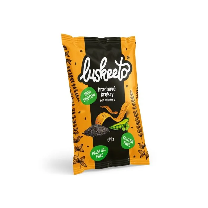 Krekry luštěninové s chia 40 g LUSKEETO