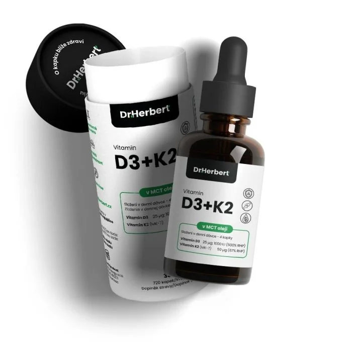 Vitamín D3+K2 v MCT oleji 30 ml