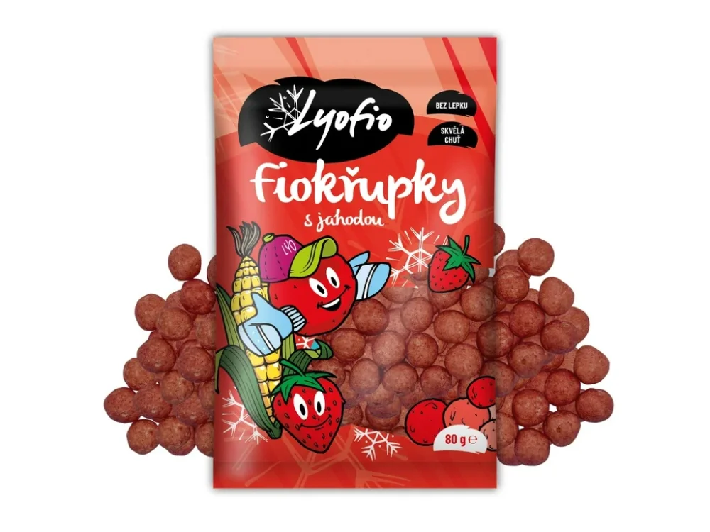 Fiokřupky s jahodou 80 g