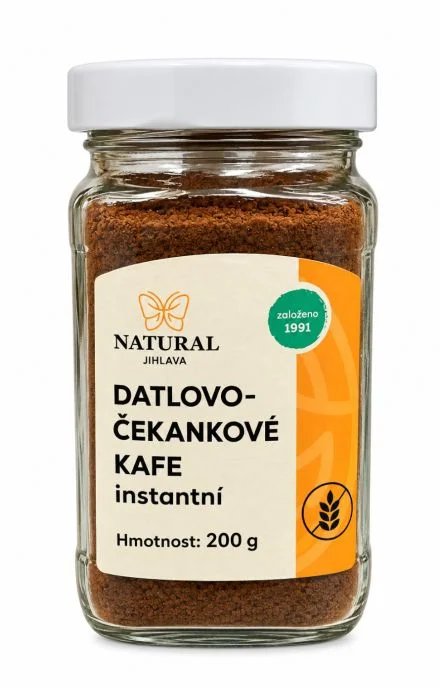 Datlovo-čekankové kafe instantní bez lepku - Natural 200g