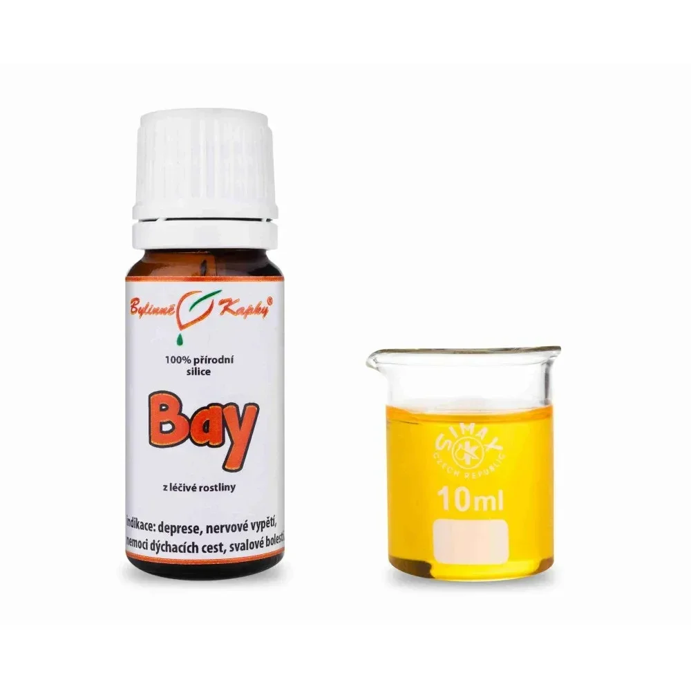 Bay - 100% přírodní silice - esenciální (éterický) olej 10 ml (Min.trvanlivost 09/2026)