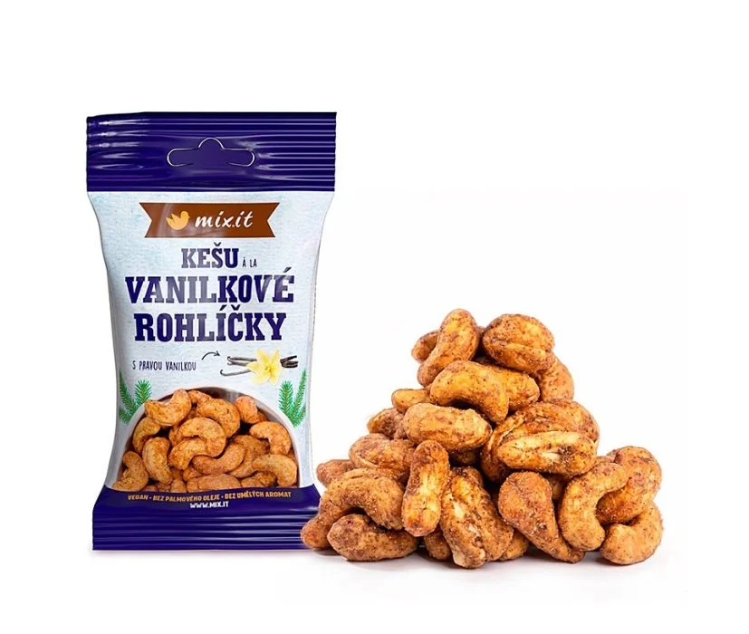 Kešu à la vanilkové rohlíčky do kapsy 60 g